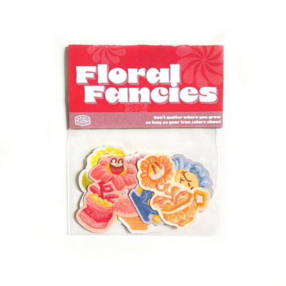 Floral Fungi Sticker Pack