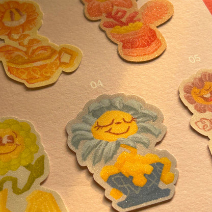 Floral Fungi Sticker Pack