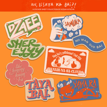 Bisaya Phrases Sticker Sheet