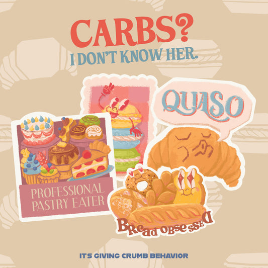 Carbs? IDK Her Sticker Pack