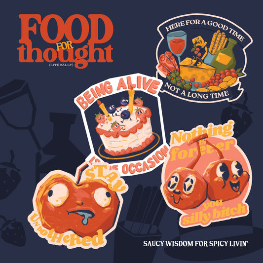 Food For Thought Sticker Pack