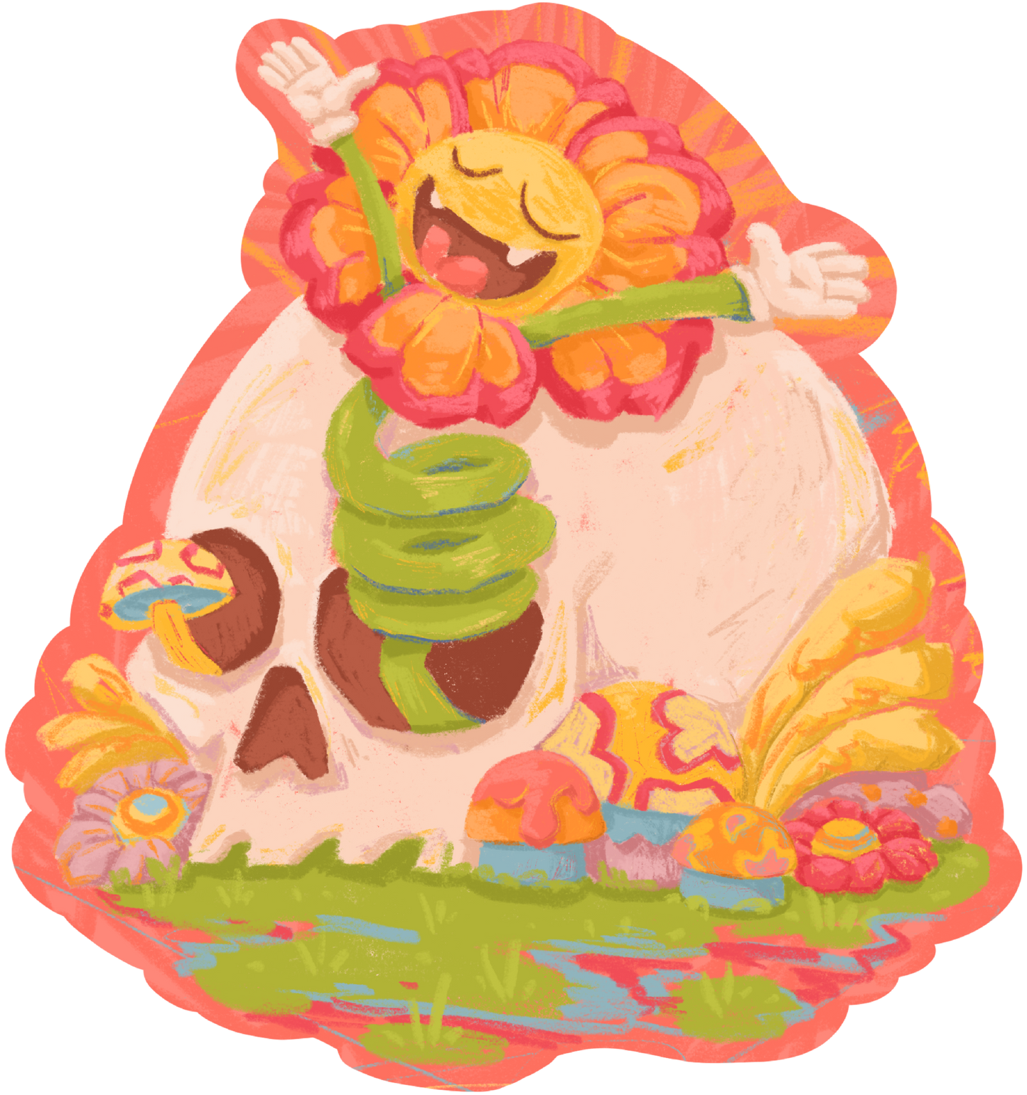 Memento Mori Sticker