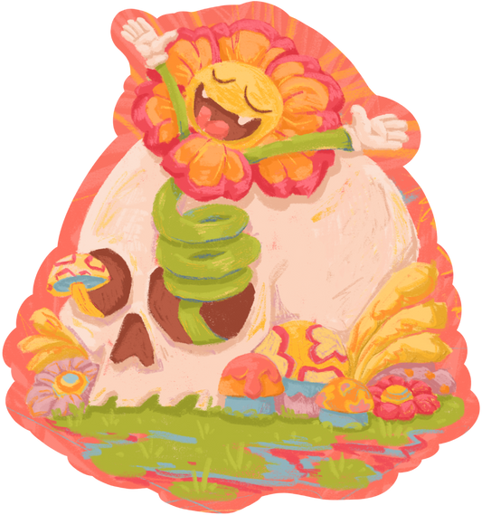 Memento Mori Sticker